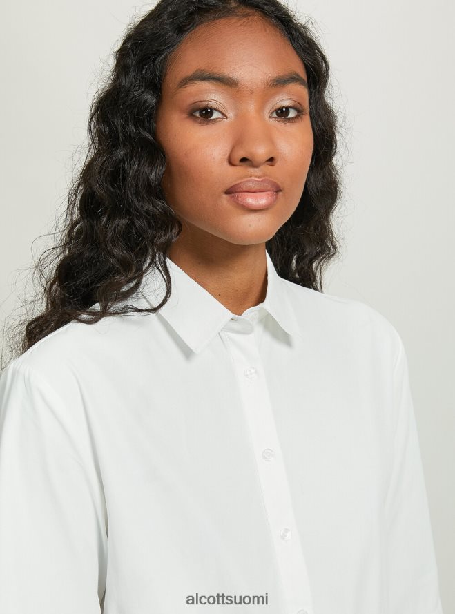 vaatetus fi Alcott naiset vestito chemisier popelinessa bg3 beige valo HL28P0397