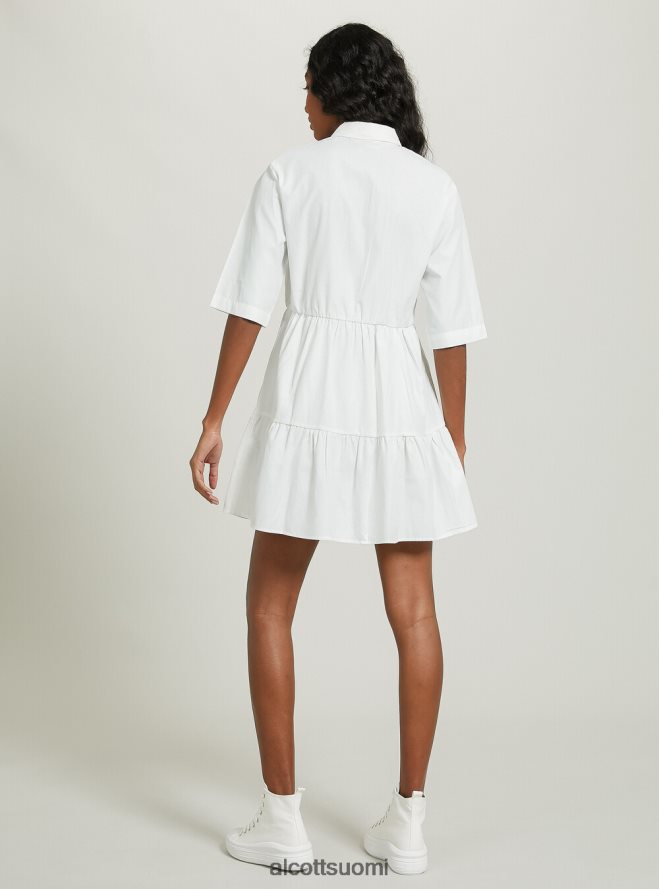 vaatetus fi Alcott naiset vestito chemisier popelinessa bg3 beige valo HL28P0397