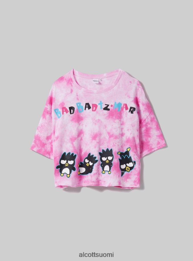 vaatetus fi Alcott naiset badtz-maru rajattu t-paita wh3 valkoinen HL28P0140