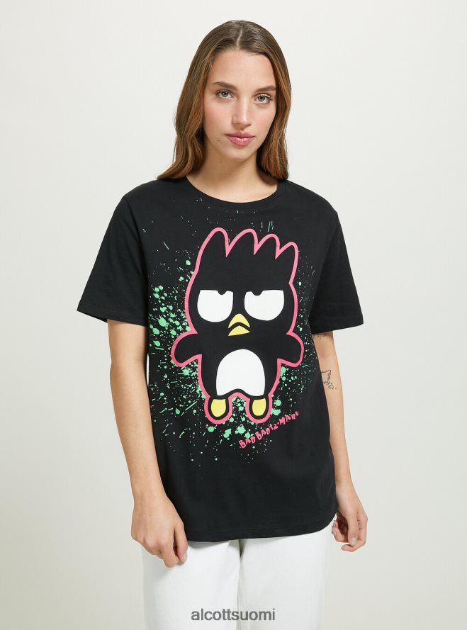 vaatetus fi Alcott naiset badtz-maru t-paita bk1 musta HL28P0497