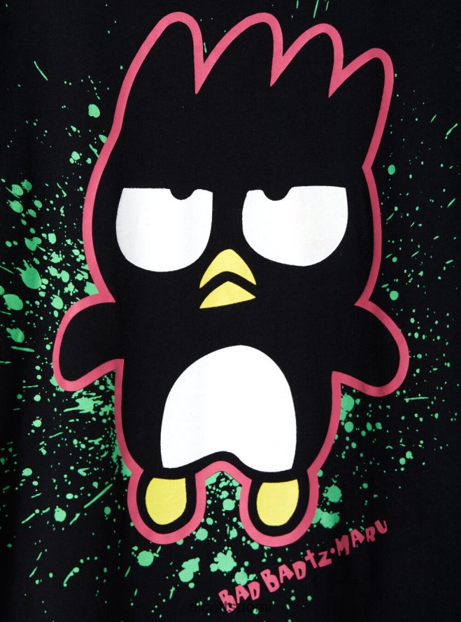 vaatetus fi Alcott naiset badtz-maru t-paita bk1 musta HL28P0497