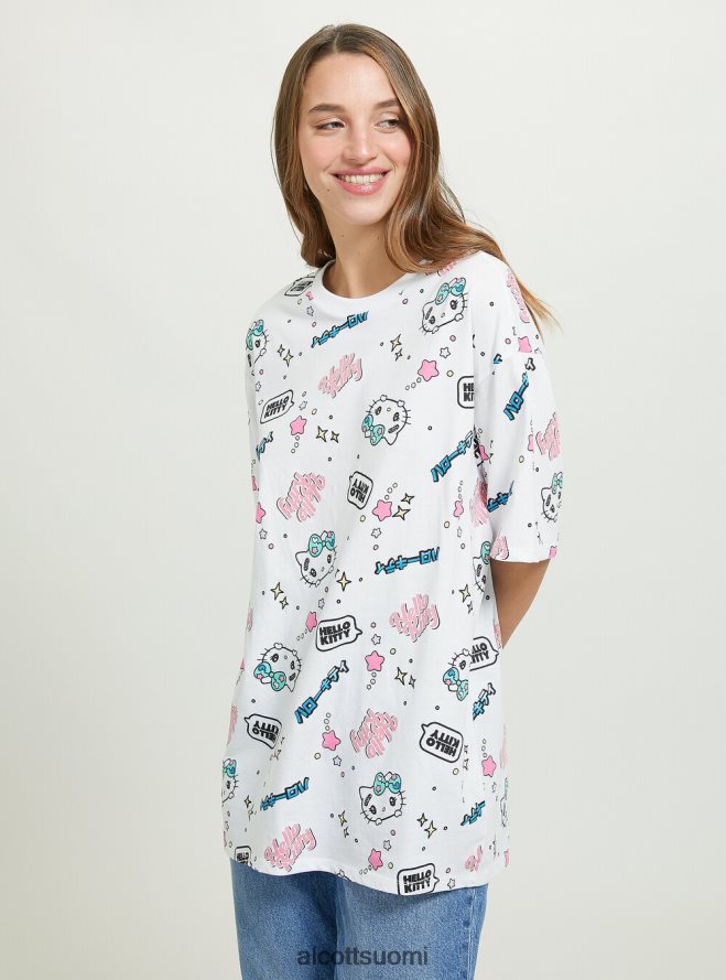 vaatetus fi Alcott naiset hello kitty koko t-paita wh3 valkoinen HL28P0470