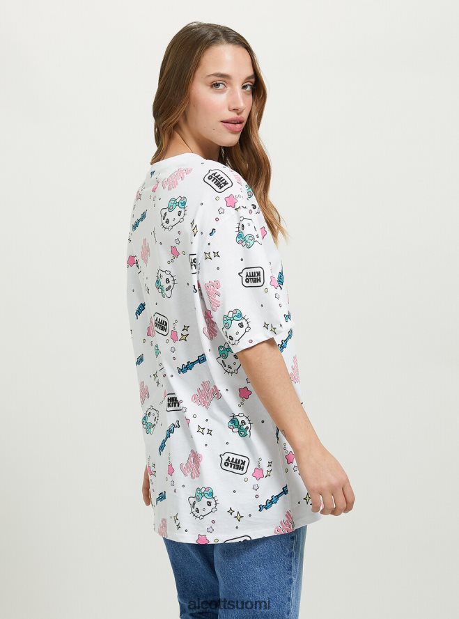 vaatetus fi Alcott naiset hello kitty koko t-paita wh3 valkoinen HL28P0470