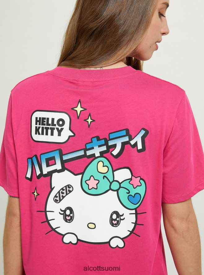 vaatetus fi Alcott naiset hello kitty t-paita fx2 fuxia medium HL28P0163
