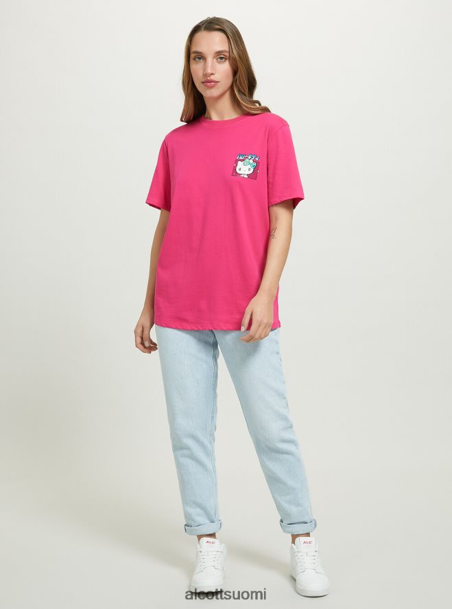 vaatetus fi Alcott naiset hello kitty t-paita fx2 fuxia medium HL28P0163