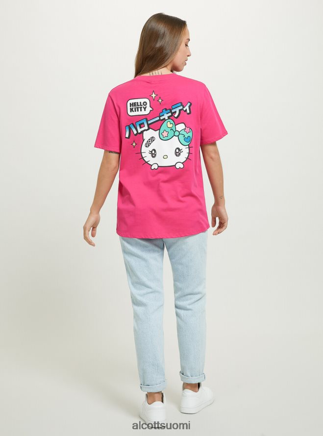 vaatetus fi Alcott naiset hello kitty t-paita fx2 fuxia medium HL28P0163