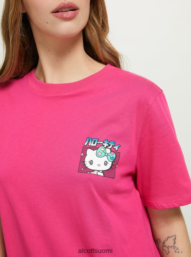vaatetus fi Alcott naiset hello kitty t-paita fx2 fuxia medium HL28P0163