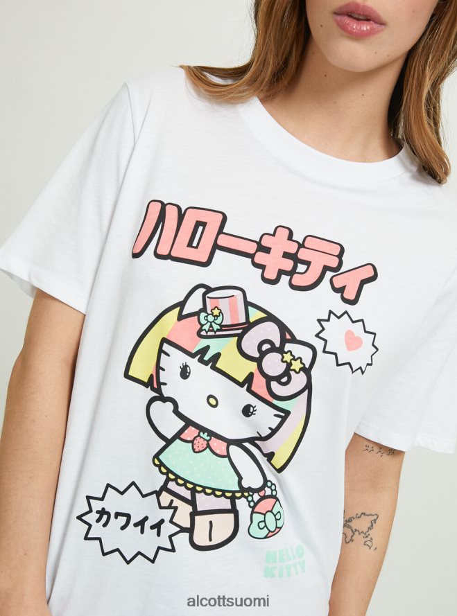vaatetus fi Alcott naiset hello kitty t-paita wh3 valkoinen HL28P0176
