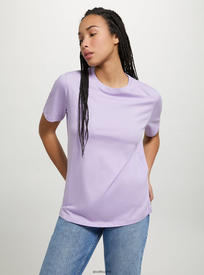 vaatetus fi Alcott naiset puuvillainen pyöreäkauluksinen t-paita wh3 valkoinen HL28P0149