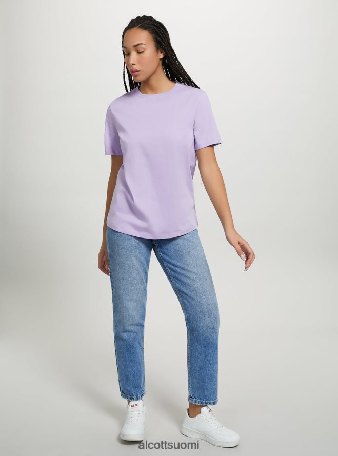 vaatetus fi Alcott naiset puuvillainen pyöreäkauluksinen t-paita wh3 valkoinen HL28P0149