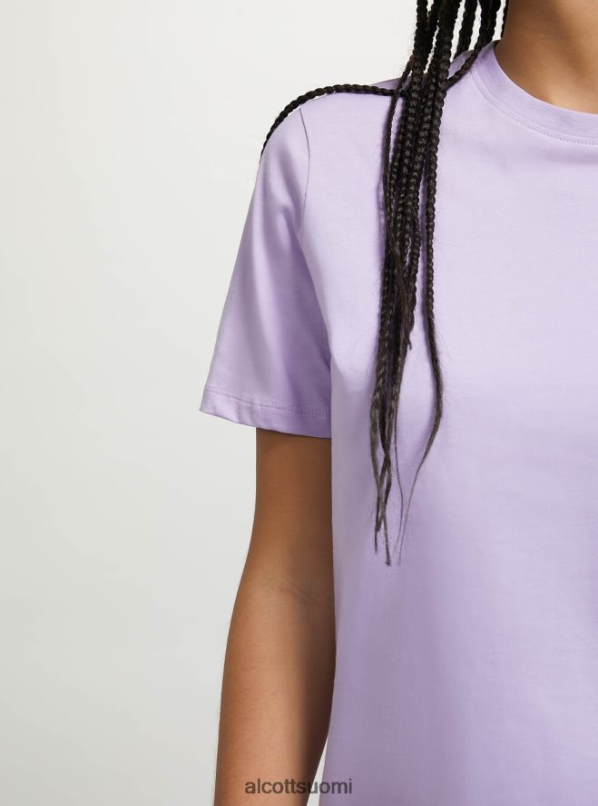 vaatetus fi Alcott naiset puuvillainen pyöreäkauluksinen t-paita wh3 valkoinen HL28P0149