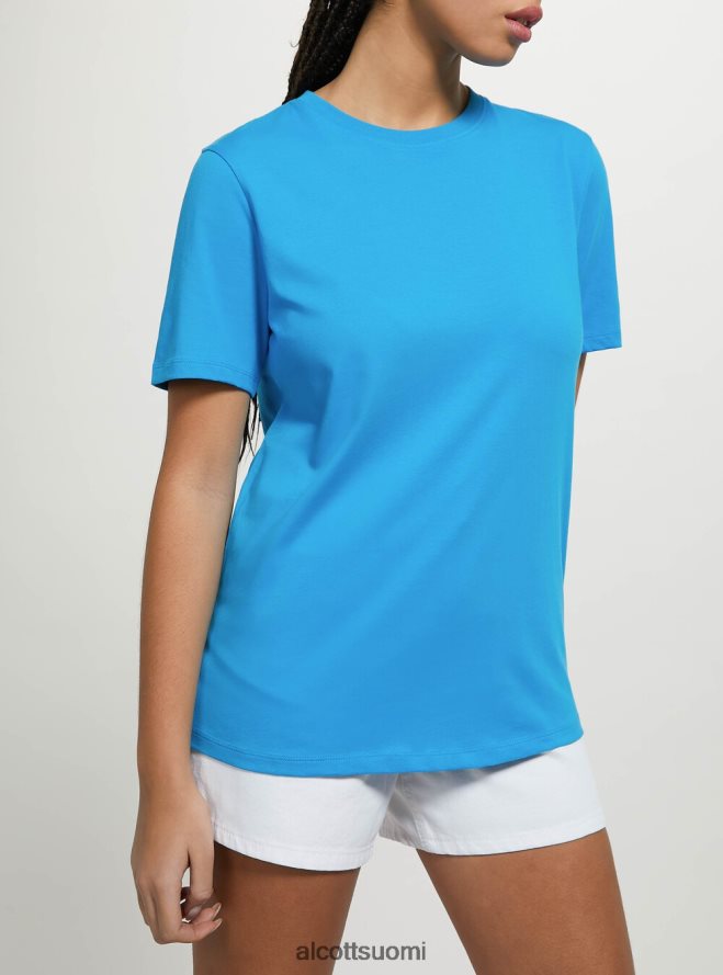 vaatetus fi Alcott naiset puuvillainen pyöreäkauluksinen t-paita wh3 valkoinen HL28P0193