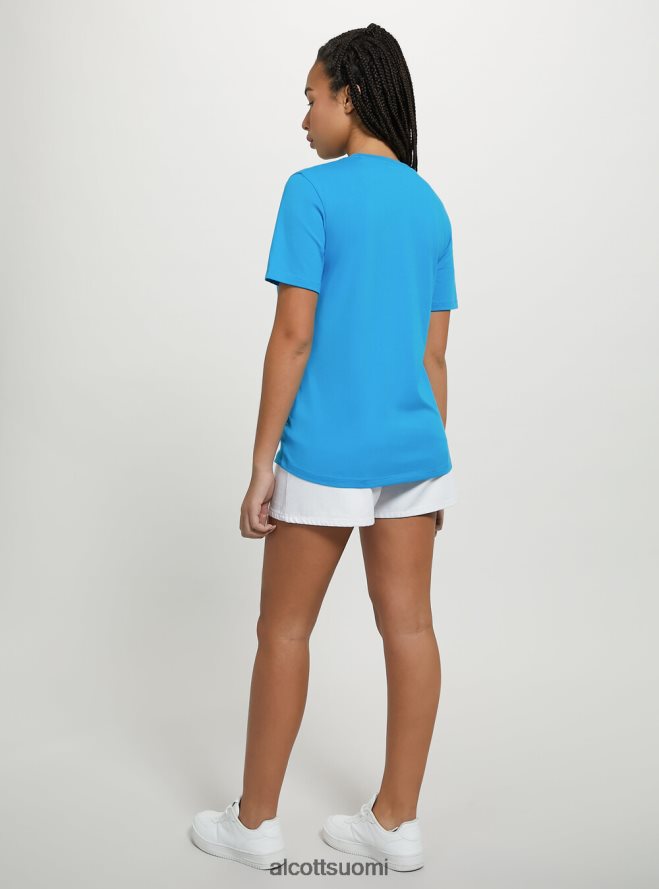 vaatetus fi Alcott naiset puuvillainen pyöreäkauluksinen t-paita wh3 valkoinen HL28P0193