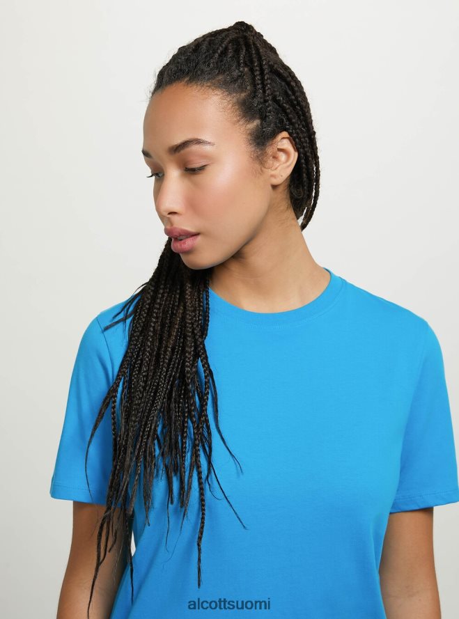 vaatetus fi Alcott naiset puuvillainen pyöreäkauluksinen t-paita wh3 valkoinen HL28P0193