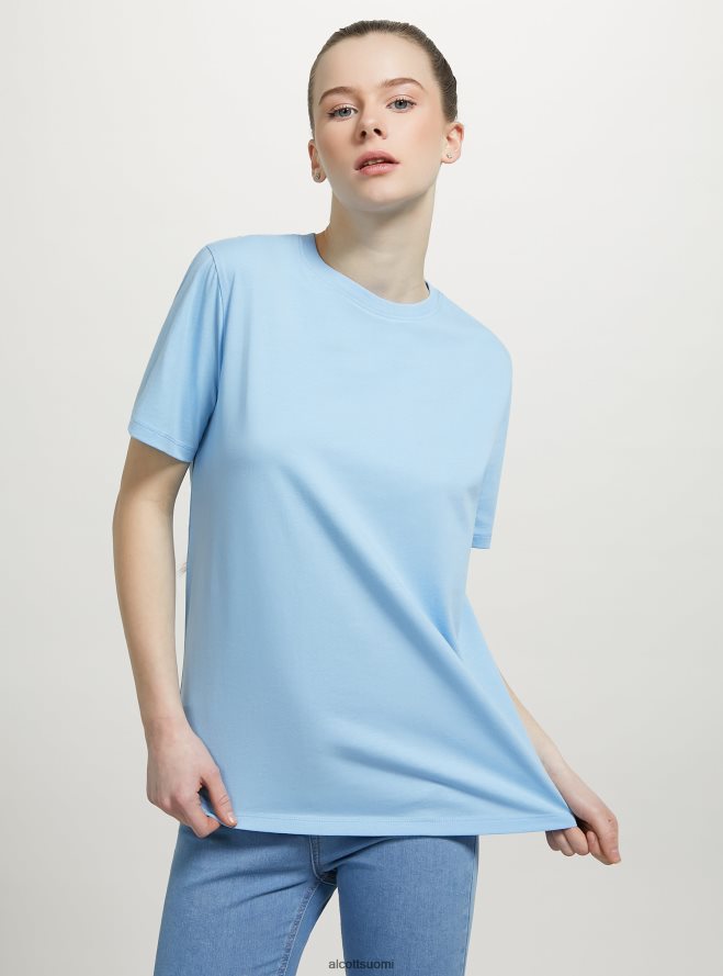 vaatetus fi Alcott naiset puuvillainen pyöreäkauluksinen t-paita wh3 valkoinen HL28P0201