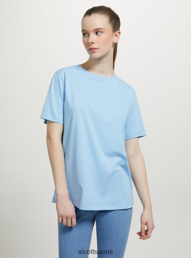 vaatetus fi Alcott naiset puuvillainen pyöreäkauluksinen t-paita wh3 valkoinen HL28P0201