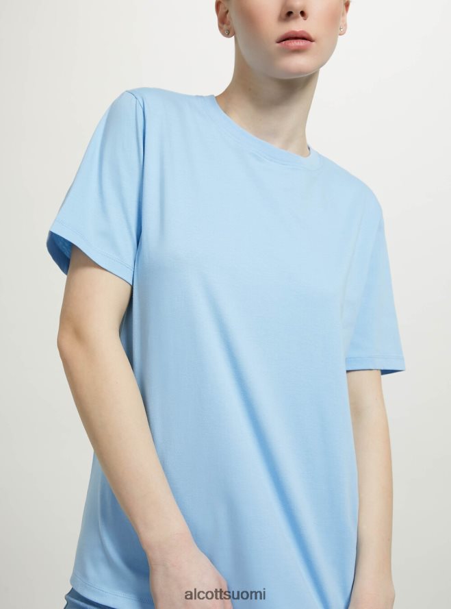 vaatetus fi Alcott naiset puuvillainen pyöreäkauluksinen t-paita wh3 valkoinen HL28P0201