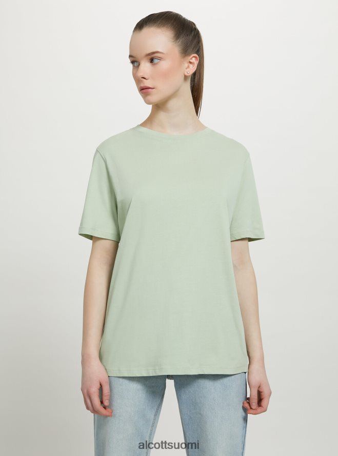 vaatetus fi Alcott naiset puuvillainen pyöreäkauluksinen t-paita wh3 valkoinen HL28P0309