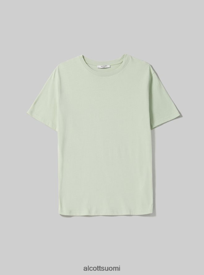 vaatetus fi Alcott naiset puuvillainen pyöreäkauluksinen t-paita wh3 valkoinen HL28P0309