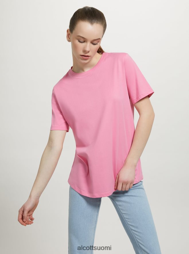 vaatetus fi Alcott naiset puuvillainen pyöreäkauluksinen t-paita wh3 valkoinen HL28P0478