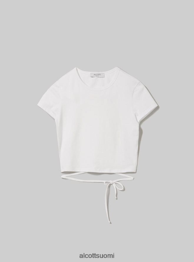 vaatetus fi Alcott naiset rajattu nauhallinen t-paita tai 3 oranssia valoa HL28P0144