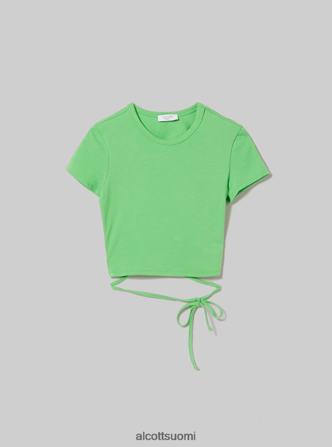 vaatetus fi Alcott naiset rajattu nauhallinen t-paita tai 3 oranssia valoa HL28P0268