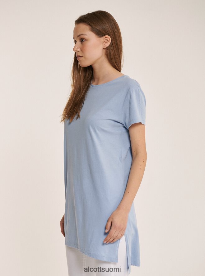 vaatetus fi Alcott naiset ylisuuri tavallinen puuvillainen t-paita valkoinen HL28P0350