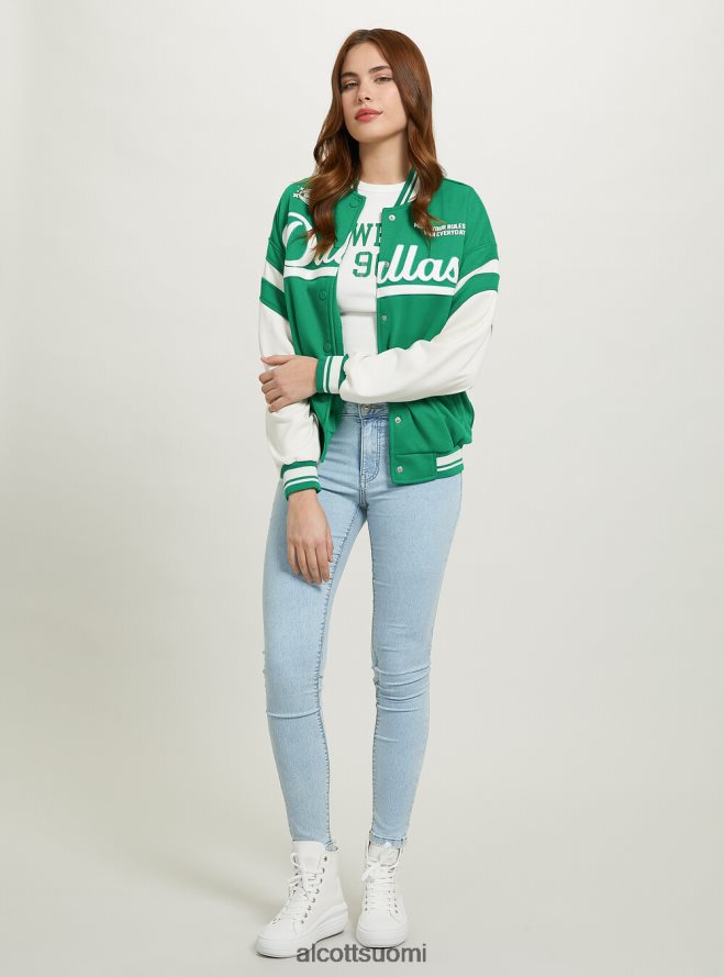 vaatetus fi Alcott naiset college bomber -takki painatuksella br1 ruskea tumma HL28P0256