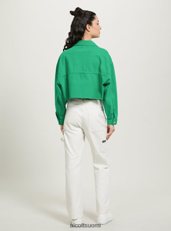 vaatetus fi Alcott naiset giubbotto leikattu denim coloratoon fx2 fuxia medium HL28P0129