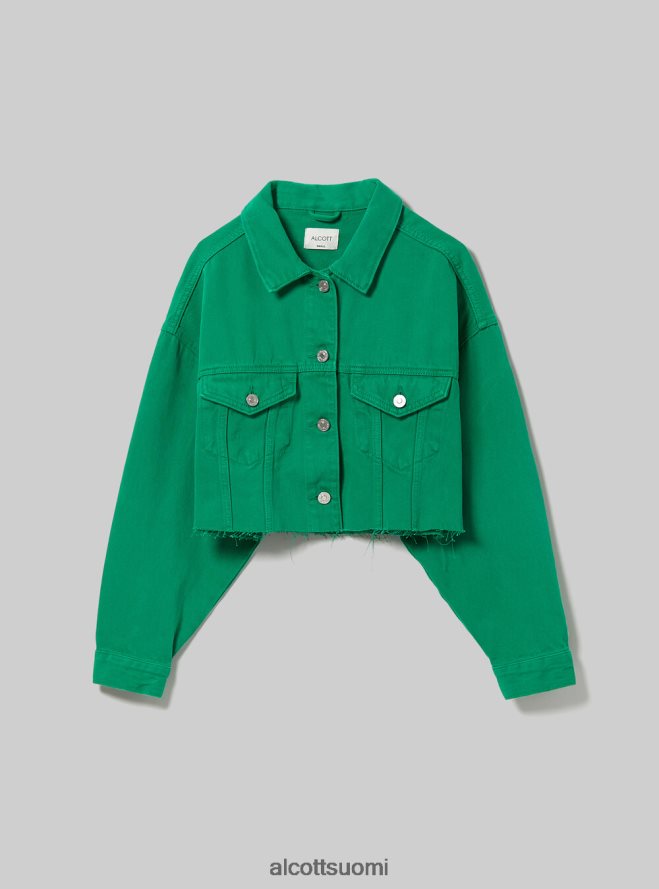 vaatetus fi Alcott naiset giubbotto leikattu denim coloratoon fx2 fuxia medium HL28P0129