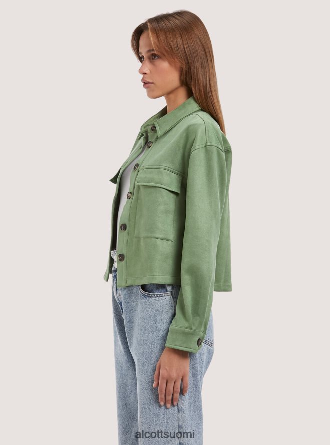 vaatetus fi Alcott naiset mokkanahka, leikattu paitatakki bg3 beige valo HL28P0289