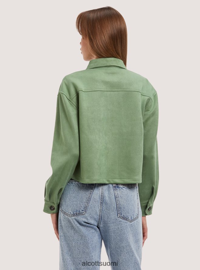 vaatetus fi Alcott naiset mokkanahka, leikattu paitatakki bg3 beige valo HL28P0289