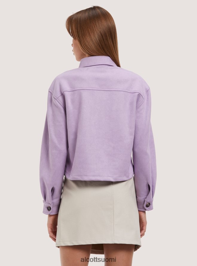 vaatetus fi Alcott naiset mokkanahka, leikattu paitatakki bg3 beige valo HL28P0317