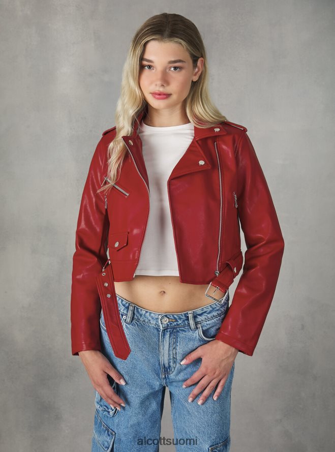 vaatetus fi Alcott naiset nahkainen biker-takki bk1 musta HL28P0241