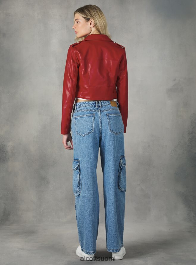 vaatetus fi Alcott naiset nahkainen biker-takki bk1 musta HL28P0241