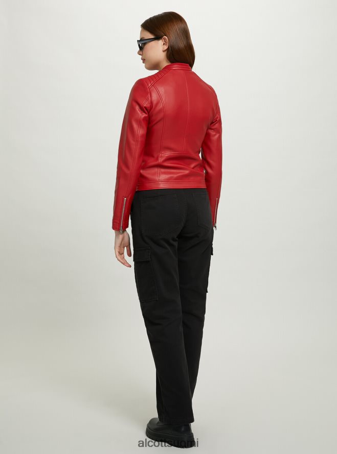 vaatetus fi Alcott naiset nahkainen biker-takki bk1 musta HL28P037