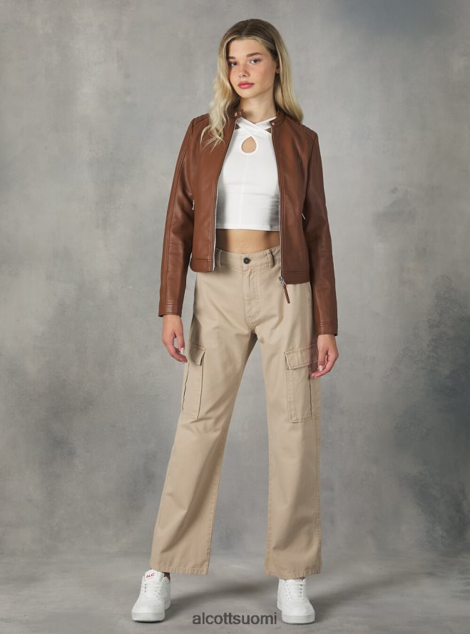 vaatetus fi Alcott naiset nahkainen biker-takki bk1 musta HL28P0452