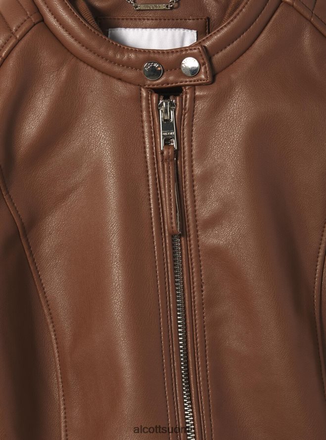 vaatetus fi Alcott naiset nahkainen biker-takki bk1 musta HL28P0452