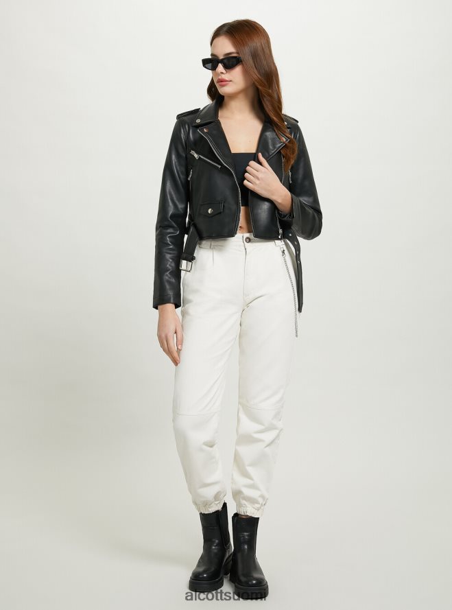 vaatetus fi Alcott naiset nahkainen biker-takki bk1 musta HL28P062