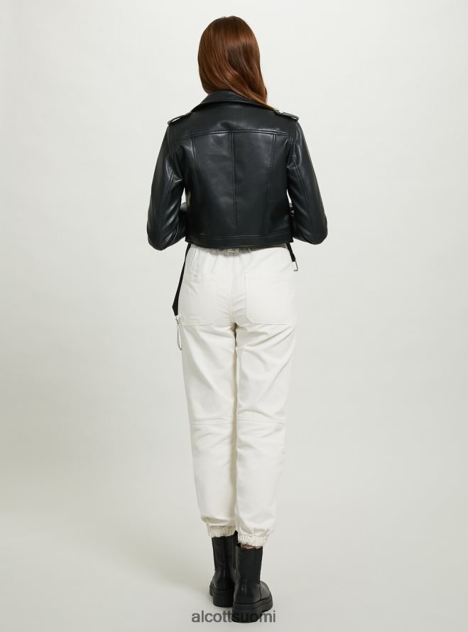 vaatetus fi Alcott naiset nahkainen biker-takki bk1 musta HL28P062