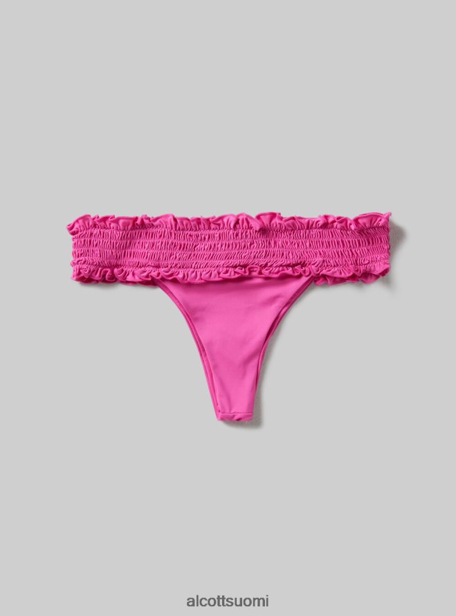 vaatetus fi Alcott naiset kuvioidut bandeau-bikinihousut bk1 musta HL28P0387