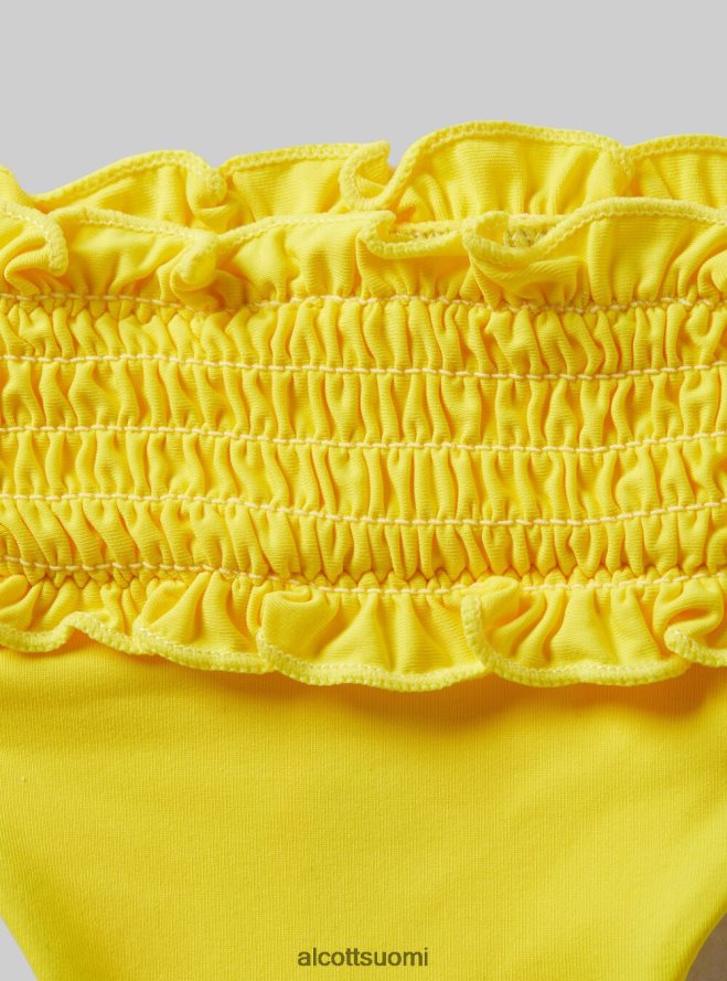 vaatetus fi Alcott naiset kuvioidut bandeau-bikinihousut bk1 musta HL28P0449