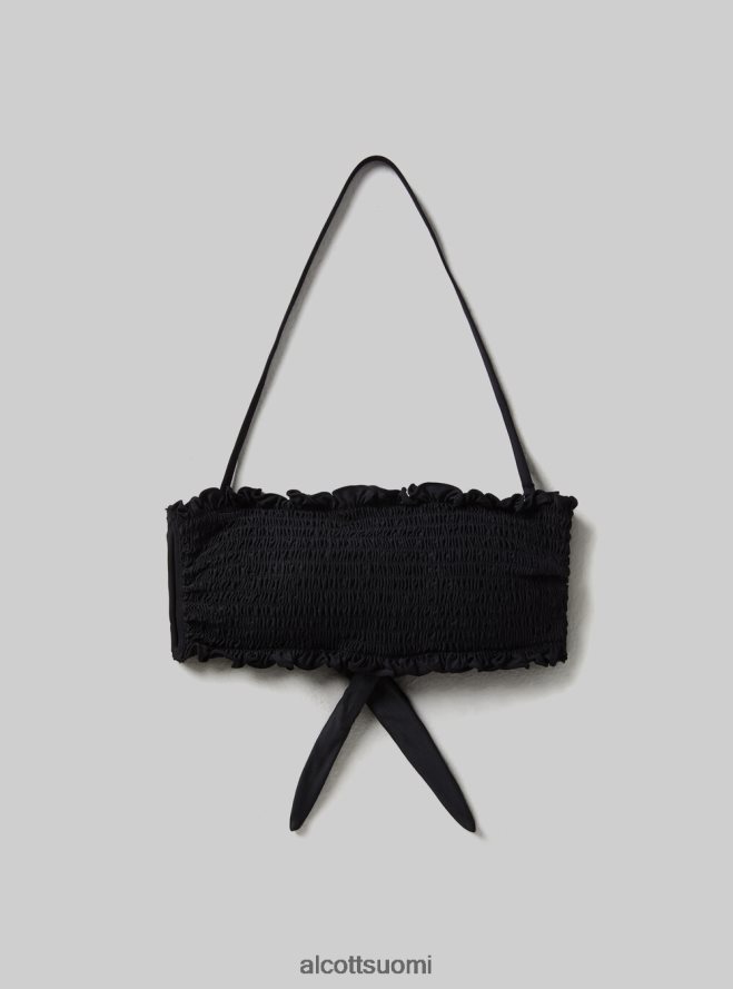 vaatetus fi Alcott naiset kuvioitu bandeau-bikinipaita bk1 musta HL28P0262