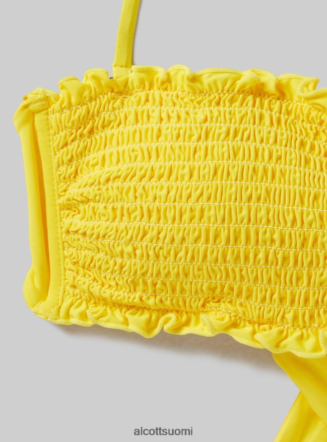 vaatetus fi Alcott naiset kuvioitu bandeau-bikinipaita bk1 musta HL28P0264