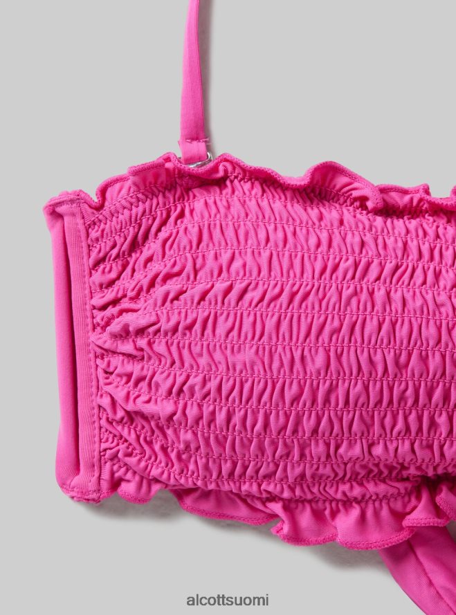 vaatetus fi Alcott naiset kuvioitu bandeau-bikinipaita bk1 musta HL28P0389