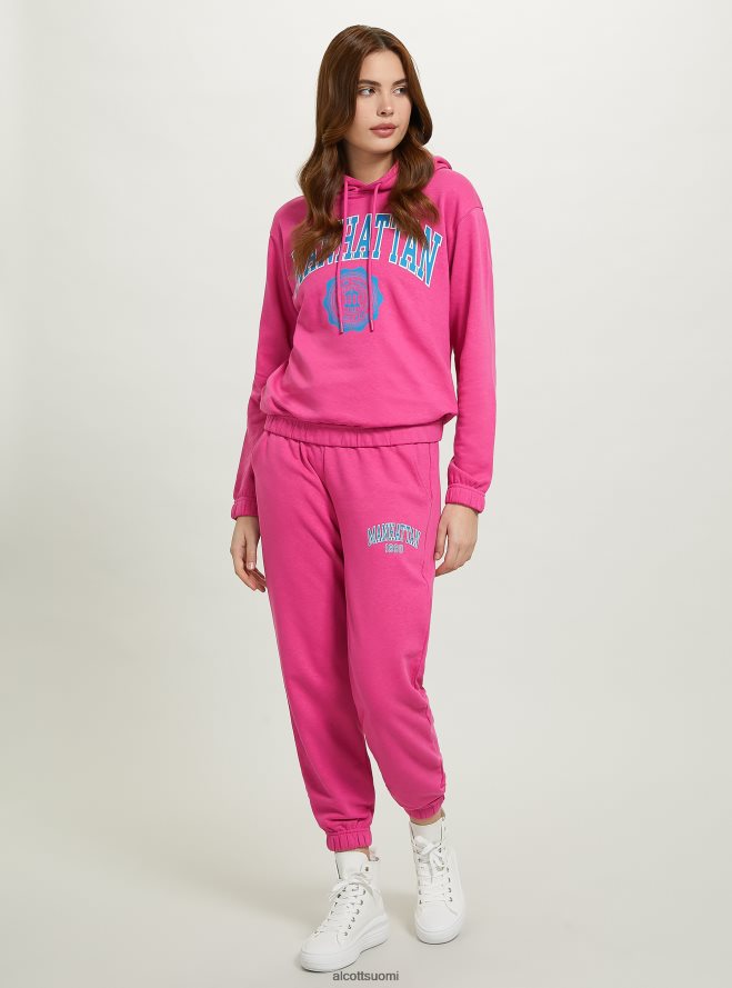 vaatetus fi Alcott naiset college-rajattu collegepaita kuminauhalla mgy3 harmaa mel light HL28P059