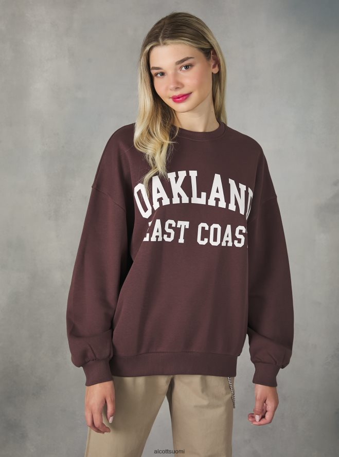 vaatetus fi Alcott naiset crewneck college comfort fit collegepaita az2 azzurre medium HL28P0366