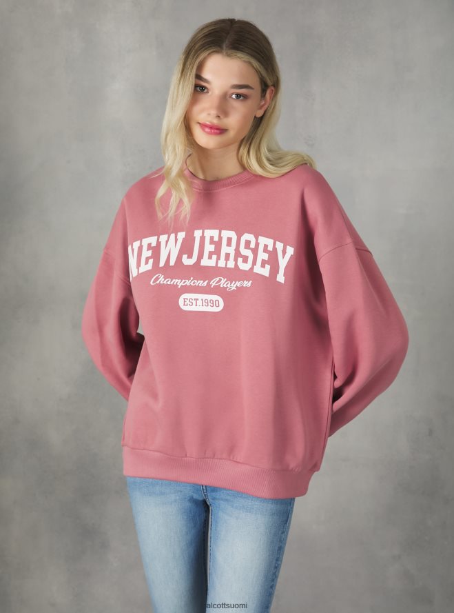 vaatetus fi Alcott naiset crewneck college comfort fit collegepaita az2 azzurre medium HL28P0446