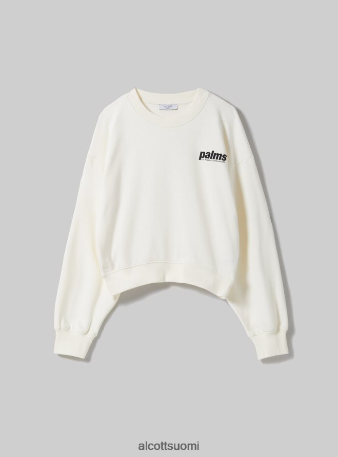 vaatetus fi Alcott naiset lyhennetty collegepaita kirjaimilla bk1 musta HL28P0485