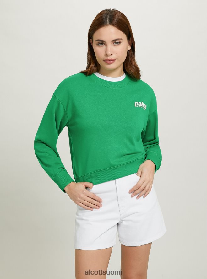 vaatetus fi Alcott naiset lyhennetty collegepaita kirjaimilla bk1 musta HL28P0511